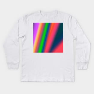 colorful abstract texture background pattern Kids Long Sleeve T-Shirt